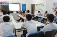 September 26, 2014 Mingbang chemical lacquer furniture division held a training session